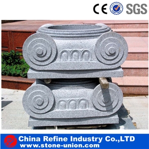 Factory Direct Sale Cheap China Black Granite Column for Decoration,Granite Hollow Pillar, Granite Hollow Columns, Brown Granite Columns