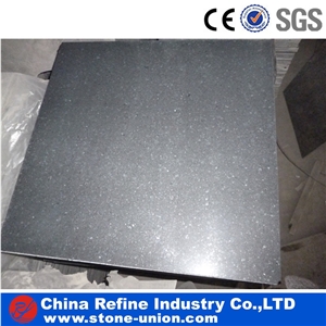 Honed G684 Black Basalt Slabs & Tiles, China Black Basalt, Black Stone Flamed Paver,Cheap Diamond Black G684 Floor Tiles and Walling Pavers