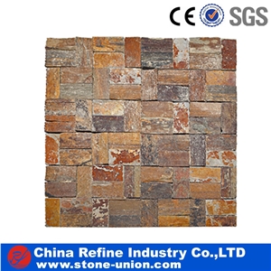 Hot Sale China Slate Mixed Mosaic Pattern, Wall Mosaic, Flooring Mosaic Tiles