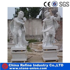 Life-Size Little Angle Decoration Stone Sculpture, White Marble Sculpture & Statue,Carved Marble Western Statuary, White Marble Sculpture & Statue