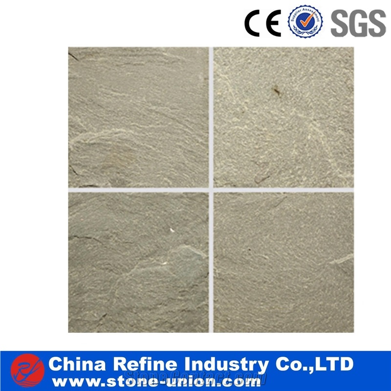Light Green Slate Floor Tiles, China Green Slate, Slate Tile & Floor Paving Stone & Wall Panel & Slate Slab Polished