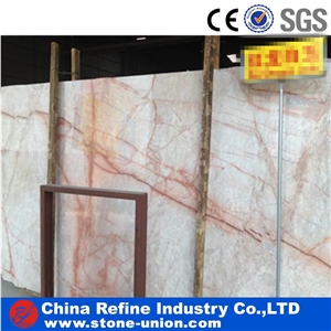 Light Red Dragon Marble Imported from Iran , Fashion Tiles,Red Dragon Slab Polished Walling and Flooring Wall Background Covering High Quality