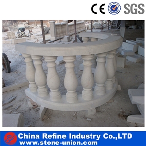 Modern Pillar Designs, Wholesale White Marble Palisade, Garden Ornament,China White Marble Stone Bridges,Guangxi White Marble Garden Boulders
