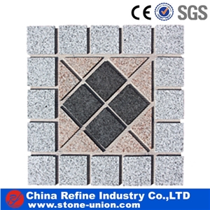 Multicolor Pavestone, Natural Granite Pavers , Granite Pavers & Paving Stone & Granite Tiles for Exterior Construction , Granite Tiles New Pattern Cubes