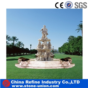 Outdoor Marble Fountain For Landscaping,Sculptured Fountain
