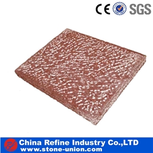 Pineapple Finished Red Porphyry Cube Stone & Paver,Red Porphyry Granite Paving Stone ,Red Porphyrite Granite Paver,Red Porphyrite Granite Cube Stone