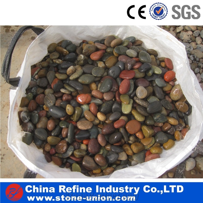 Pink Pebblestone from China Factory , Pink Gravel Stone,Use for Paving ,Decoration ,Landscape Natural Stone