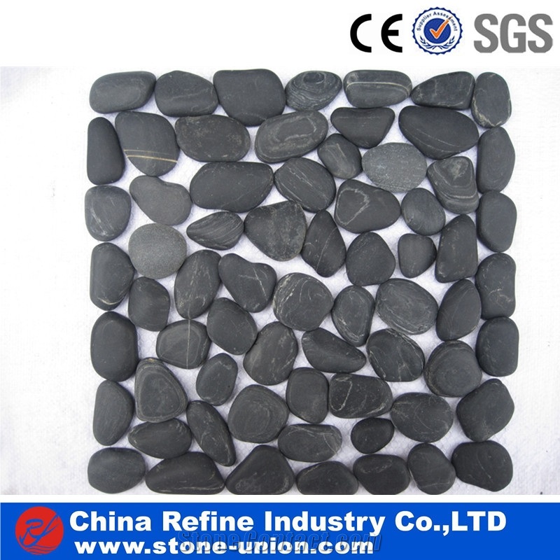 Popular Color Pebbles for Decoration, Natural Stone Construction Material White Pebbles from China