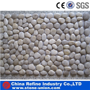Popular Color Pebbles for Decoration, Natural Stone Construction Material White Pebbles from China