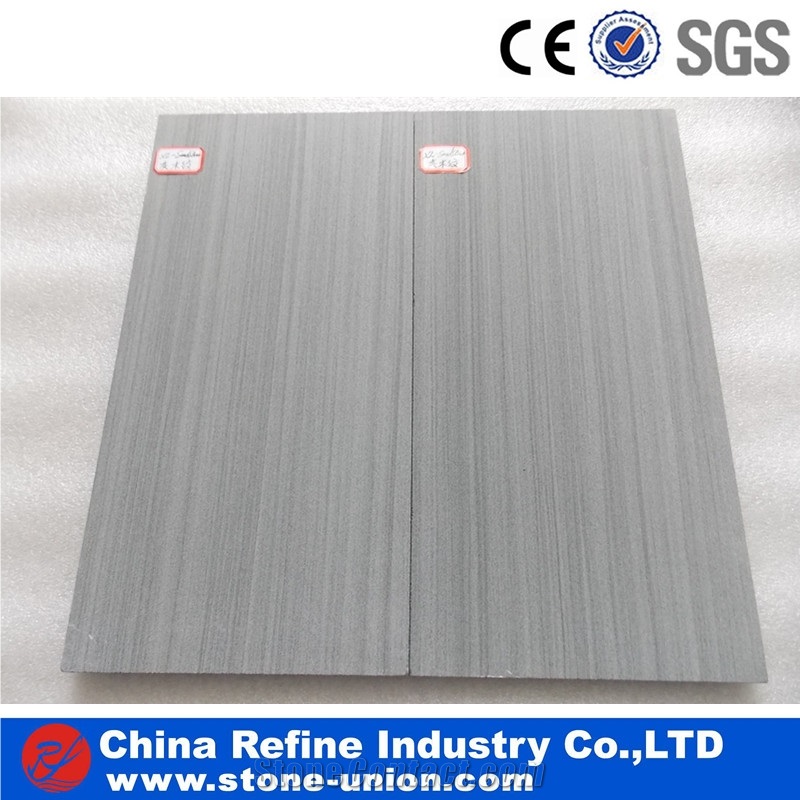 Premium Super Straight Grain Sandstone Slabs & Tiles, China Grey Sandstone
