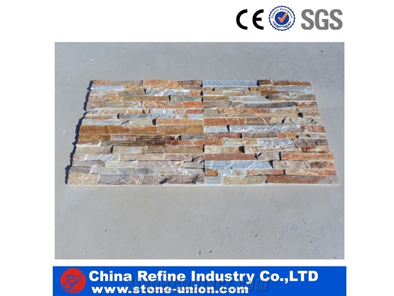 Quartz Wall Panels Cheap Culture Stone for Wall Cladding,Stacked Stone Veneer, Quartz Ledge Stone