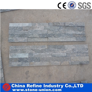 Rectangular Rusty Slate Natural Surface Cultured Stone, China Rusty Brown Slate Cultured Stone, Wall Cladding, Stacked Stone Veneer, Manufactured Stone Veneer