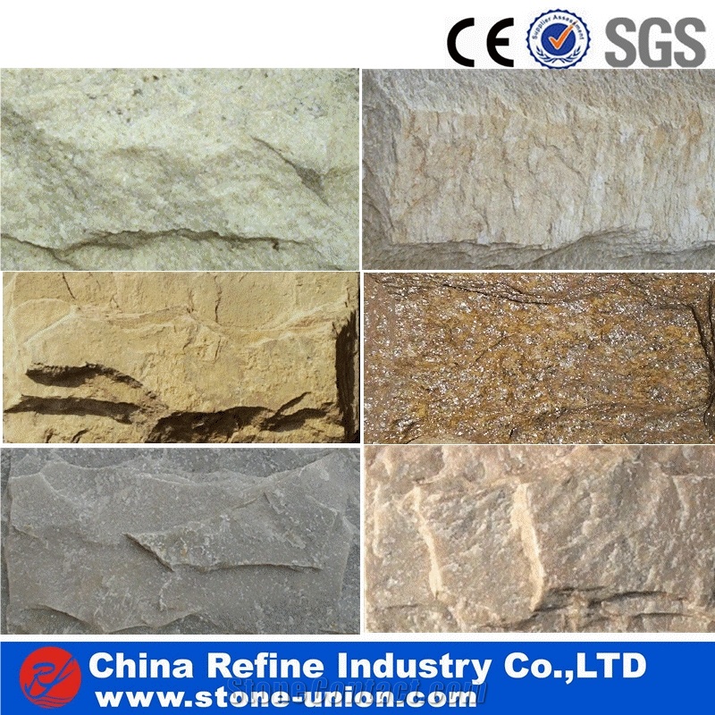 Rusty and Natural Quartzite Exporter , Natural and Popular Quartzite for Wall Panel,Ndoor and Outdoor Landscaping Building Paving Stone Pattern