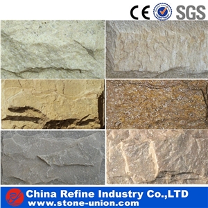 Rusty and Natural Quartzite Exporter , Natural and Popular Quartzite for Wall Panel,Ndoor and Outdoor Landscaping Building Paving Stone Pattern