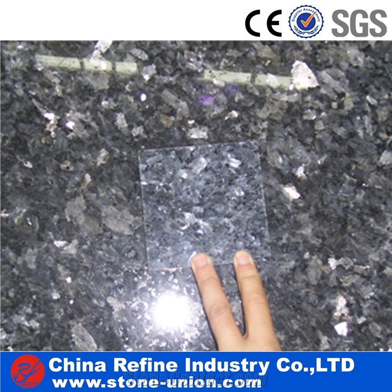 Silver Granite Slab Tiles Polished , Imported Granite Wall Panel for Countertops, Mosaic, Exterior - Interior Wall and Floor Applications