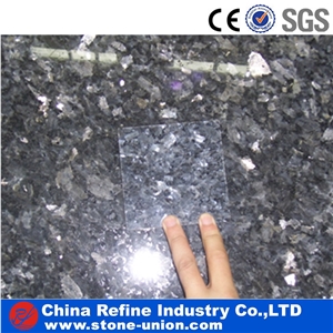 Silver Granite Slab Tiles Polished , Imported Granite Wall Panel for Countertops, Mosaic, Exterior - Interior Wall and Floor Applications
