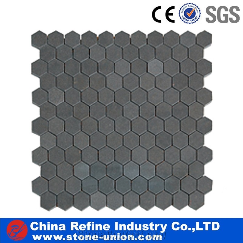 Square Basalt Mosaic, China Black Basalt Mosaic,Natural Black Basalt Mosaic Tiles for Floor and Wall, Mosaic Floor Tile, Mosaic Stone, Mosaic Panel