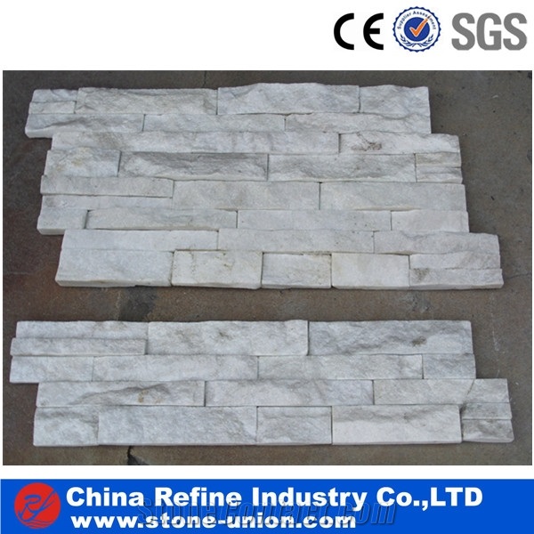 White Stone Cultured Stone Wall Panels with Factory Price , Culture Ledge Stone,Wall Cladding, Stacked Stone Veneer, Corner Stone Clearance