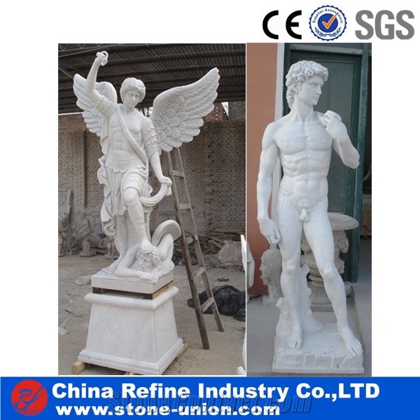White Stone Marble Lady Sculpture for Garden,Handcarved Human Sculptures, Garden Statues,Stone Outdoor Sculpture for Sale,Religious Sculptures