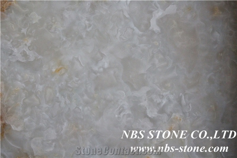New Product, Ice Flower Onyx Slabs/Tile,Iran Beige Onyx Slab