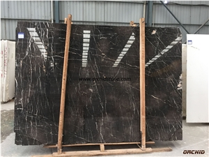 Brown Marquina Marble Polished Slabs