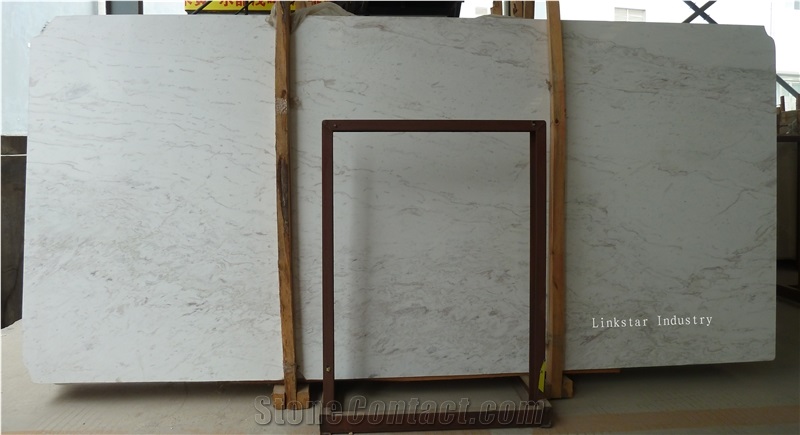 Dramas White Marble Slab Tile