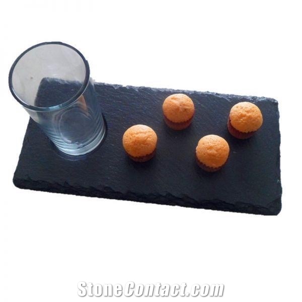Natural Grey Slate Plate, Dining Accessories