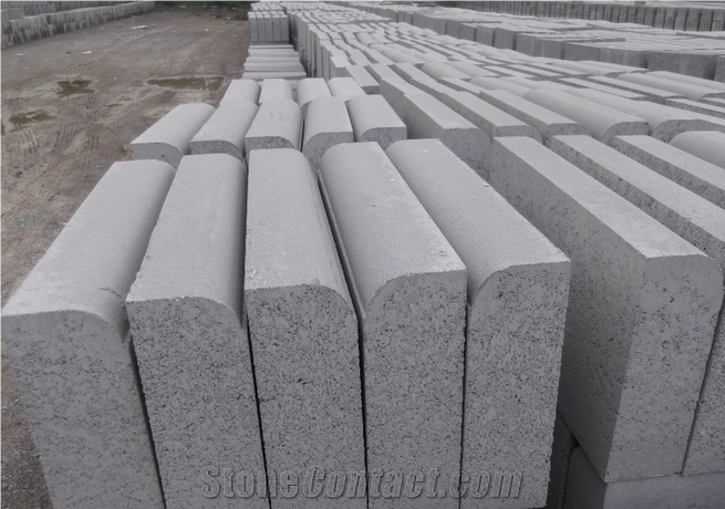 Chinese Popular & Beautiful Cheap Grey Granite Kerbstone Promotional Prices from Factory