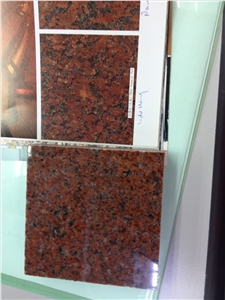 Polished Flamed India Red Granite, Imperial Red Granite for Wall Tiles Flooring Stone Countertop and Vanity Top