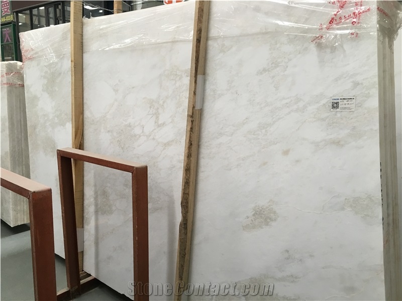 Popular Polished White Rhino Marble Slabs & Tile from Own Factory for Wall Tiles Flooring Stone