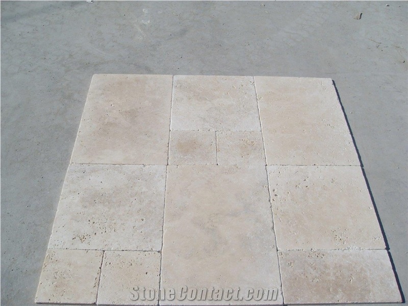 Light Travertine Tumbled Tiles & Slabs, Beige Travertine Floor Tiles, Wall Tiles