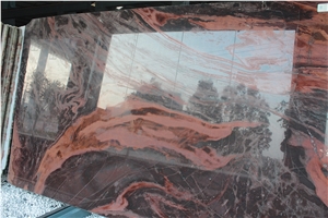 Polished Red Hollywood Quartzite Slabs & Tiles,Brazil Red Quartzite Wall Panel