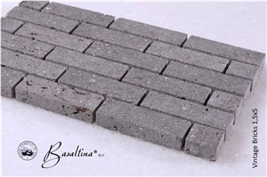 Basaltina Tipo Selcino Vintage Bricks 1,5 X 5cm Mosaic