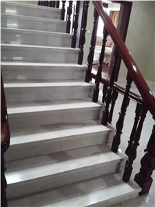 China Beige Marble Stair & Step, Stairs Risers