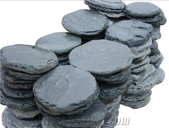 China Black Slate Paver Stone