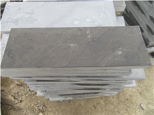 China Blue Limestone Tiles & Slabs, Blue Limestone Machine Cut + Grinding 200#, China Limestone Floor Tiles