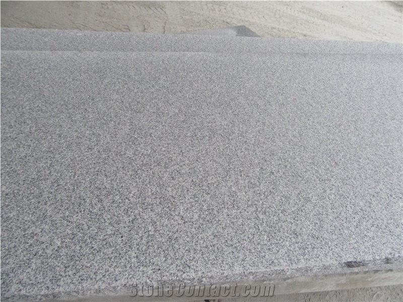 G603 Bianco Sardo Granite Flamed Tiles & Slabs, Light Grey Granite Slabs, Cheap Chinese Grey Granite Flamed Cutter Slabs