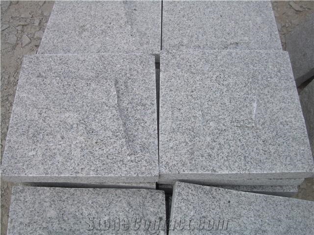 G603 Light Grey Granite Mushroom Stone Tiles, China Cheap Grey Mushroom Wall Cladding, Light Grey Granite Mushroomed Cladding
