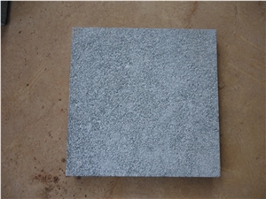 G612 Zhangpu Green Granite Bush Hammereed Tiles & Slabs, China Green Granite Tiles,Cheap Green Granite Floor and Wall Tiles