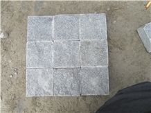 G654 Padang Dark, Dark Grey Granite Cobble Stone, Cube Stone Surface Natural Split Others Sawn Cut, China Cheap Grey Granite Walkway, Driveway, Patio Pavers Stone