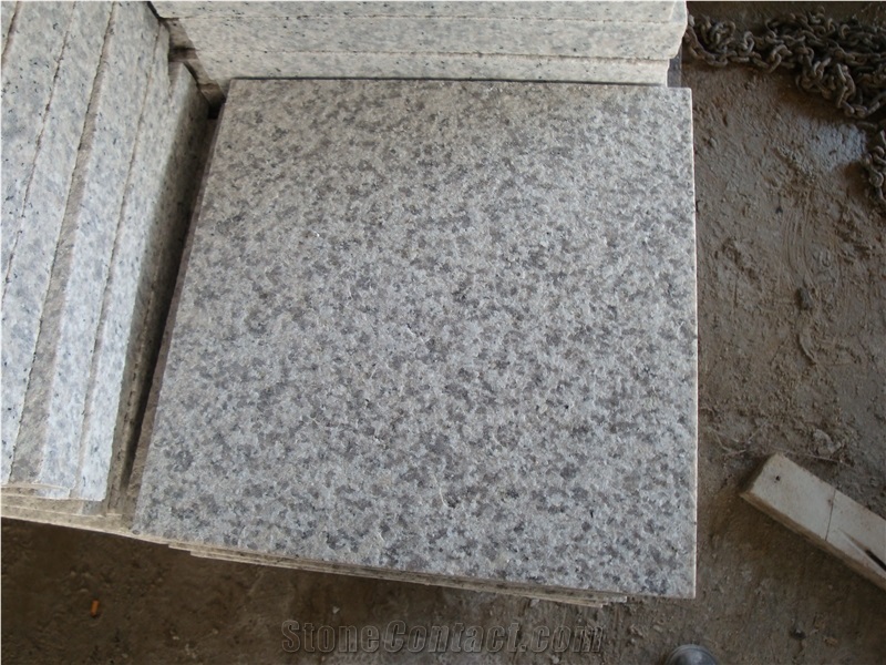 G655 Tongan White Granite Flamed Tiles & Slabs, China Grey, White Granite Tiles,Cheap White Granite Floor and Wall Tiles