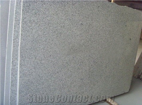 Polished G655 Tongan White Granite Big Slabs 2cm, G655 Granite Slabs & Tiles