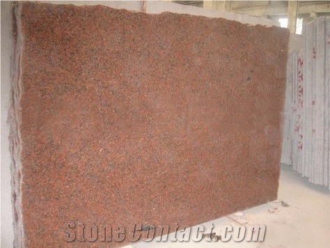 Polished Guilin Red Granite Big Slabs 2cm