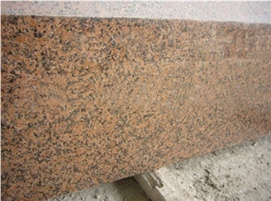 Polished Guilin Red Granite Half Slabs Small Slabs 2cm