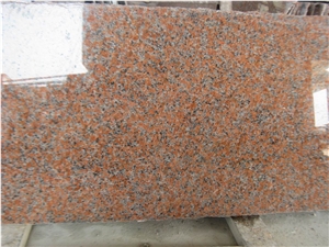 Polished Maple Red G562 Granite Big Slabs, China Red Granite