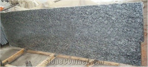 Polished Seawave White Granite Half Slabs Small Slabs 2cm
