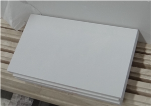 Pure White Artificial Marble Stone, China Pure White Color Artificial Stone Polished Tiles, White Caesarstone Tiles for Wall and Floor