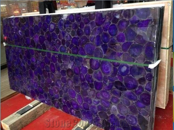 Purple Agate Stone Slab,Gemstone,Semiprecious Stone,Luxary Decorative Stone