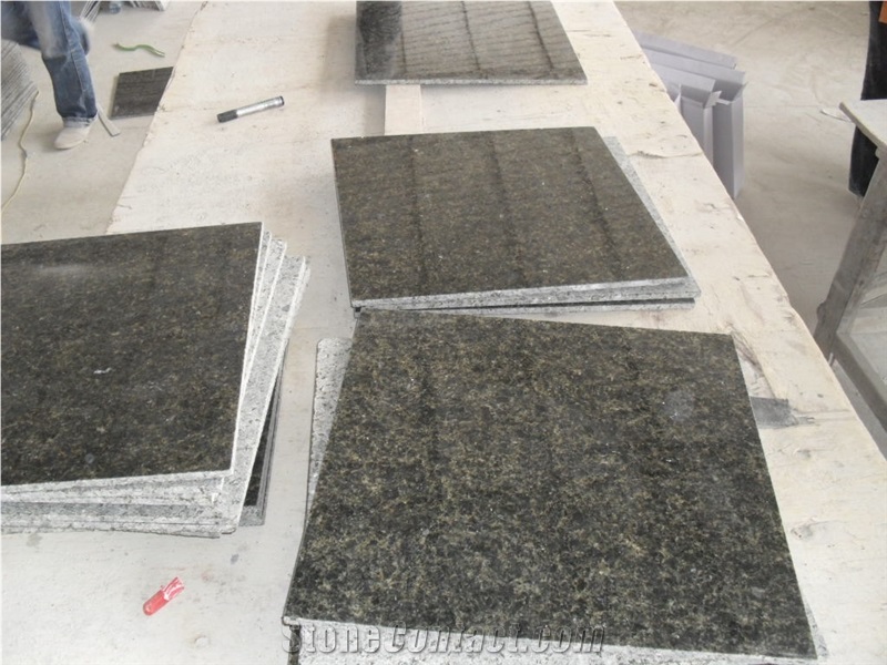 Verde Ubatuba, Uba Tuba Granite Polished Tiles & Slabs, Brazil Green Granite Tiles, Green Granite Floor and Wall Tiles