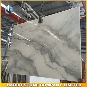 Cheap China Guangxi White Marble Slabs